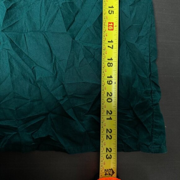 J. Crew Dark Spruce Ruffle Sleeve Embroidered Eyelet Blouse AR971 - Picture 8 of 14